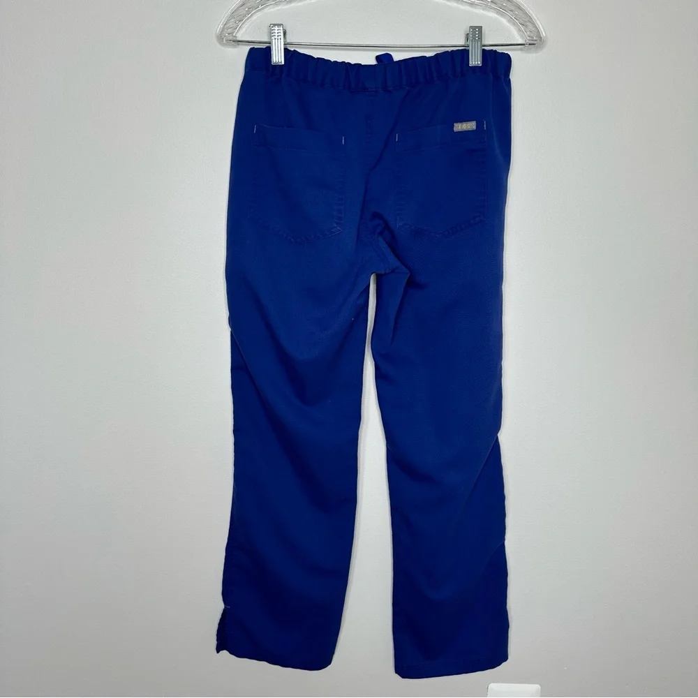 Figs Pisco Navy Blue Professional Scrub Pants Straight Leg Size XS